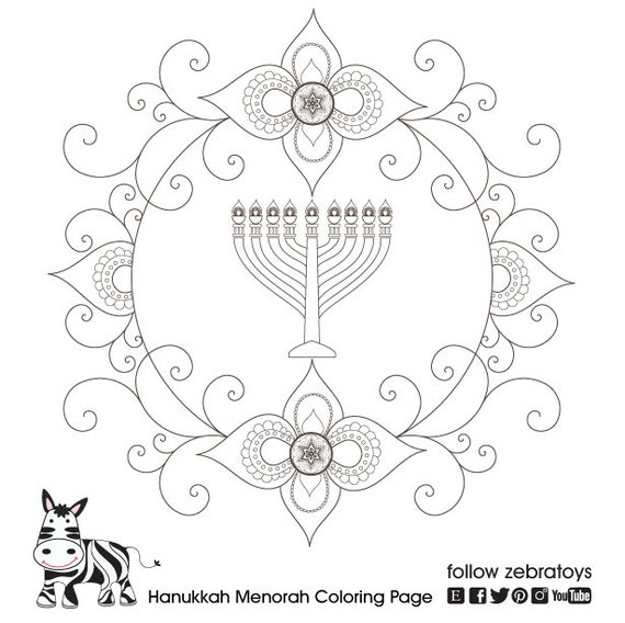 Shoptagr Hanukkah Menorah Coloring Website page Hanukiah Printable photograph regarding Menorah Printable called Shoptagr Hanukkah Menorah Coloring Website page Hanukiah Printable